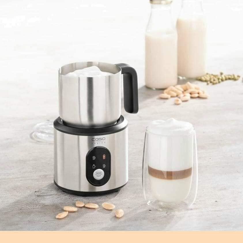 Máy Tạo Bọt Sữa Caso 1666 Crema & choco màu bạc