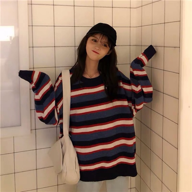 Len kẻ dài tay cá tính | BigBuy360 - bigbuy360.vn