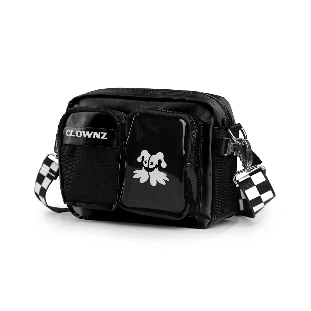 Túi đeo chéo ClownZ v4 thời trang nam nữ đi chơi đi du lich đen giá rẻ | BigBuy360 - bigbuy360.vn