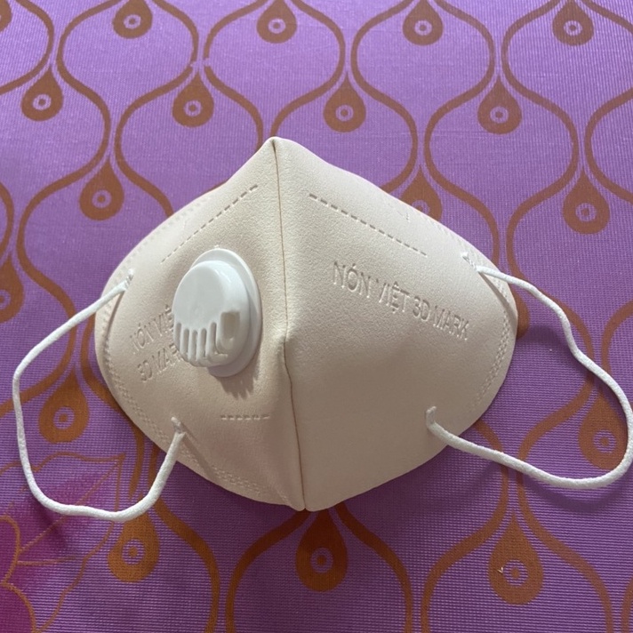 khẩu trang vải nỉ 3d có van thở siêu đep thời trang | BigBuy360 - bigbuy360.vn