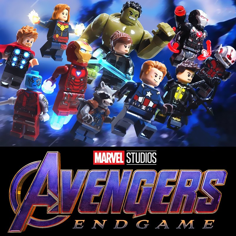 Đồ chơi lắp ghép lego HDY nhân vật siêu anh hùng Avenger làm quà sinh nhật cho trẻ em