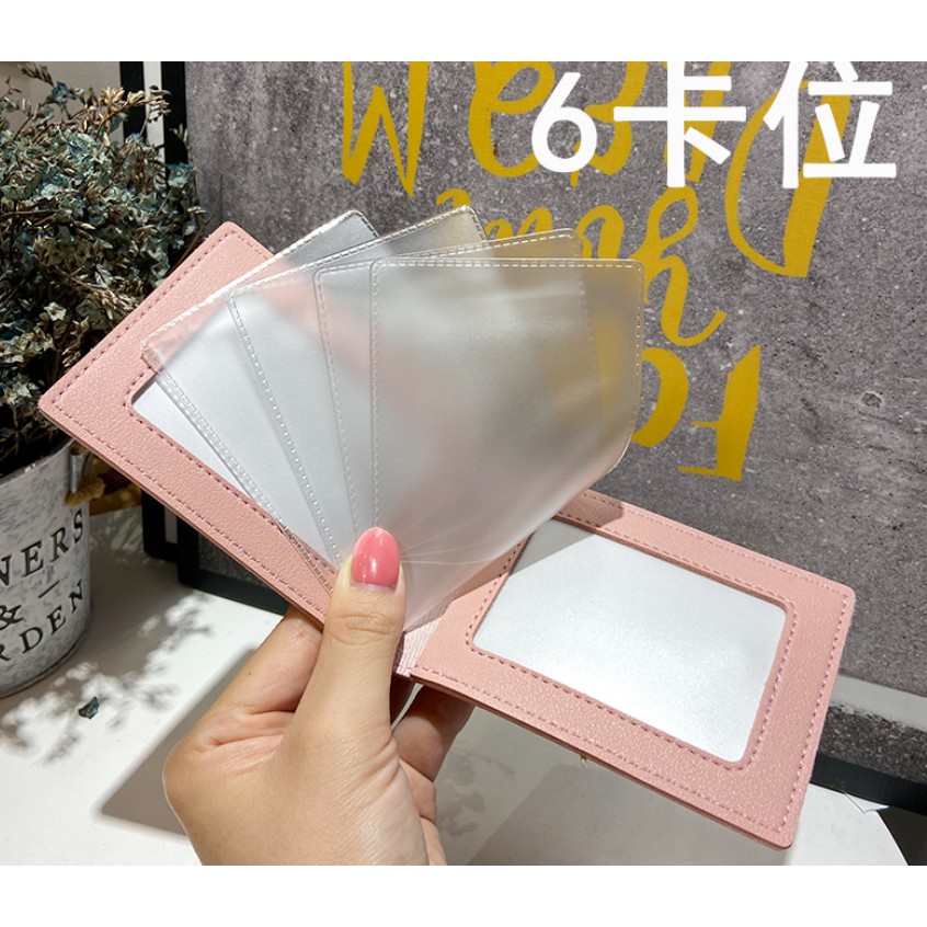 Ví da đựng bằng lái xe họa tiết hoạt hình sáng tạo dễ thương cho nữ