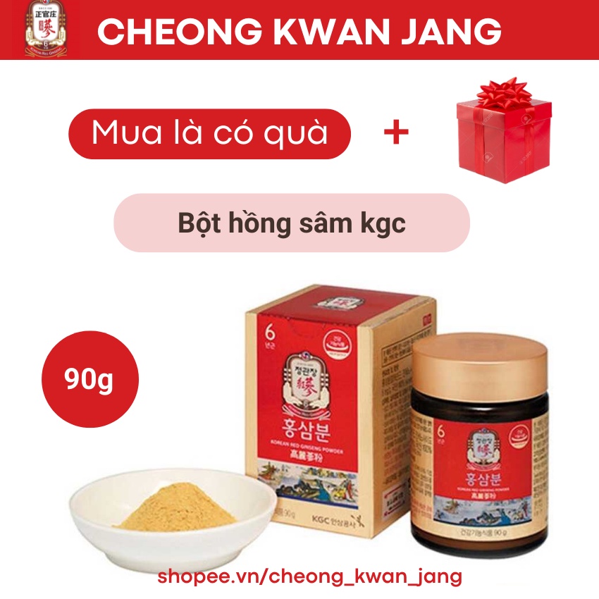 Bột Hồng Sâm Hàn Quốc KGC 90g - Korean Red Ginseng Powder 90g