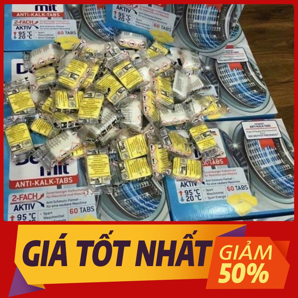 Viên tẩy lồng máy giặt Denkmit [NỘI ĐỊA ĐỨC] Lẻ 1 viên
