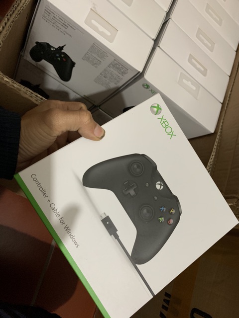Tay bấm xbox one S kèm cable usb chính hãng mới nguyên seal tay cầm xboxones