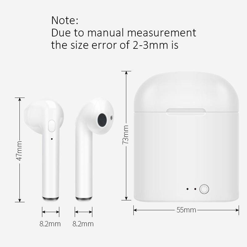 Tai nghe không dây i7s TWS Bluetooth kèm hộp sạc | BigBuy360 - bigbuy360.vn