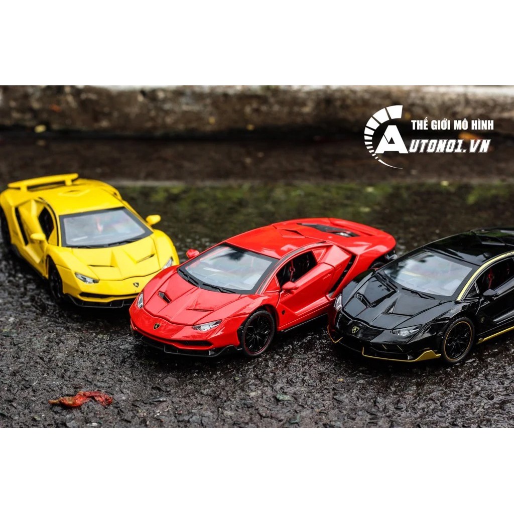 MÔ HÌNH XE LAMBORGHINI CENTENARIO BLACK 1:24 CHE ZHI 6746