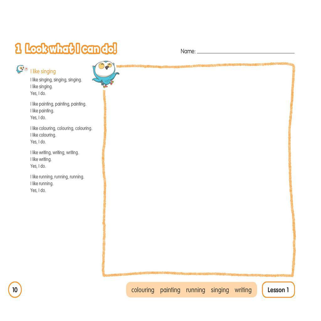 Sách - DTPbooks - Learn With Ollie 3 Student's Book with Sticker & Pop-Out
