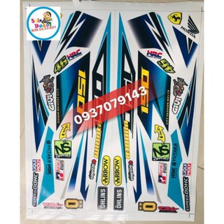 Tem rời winner dán xe trắng tem 3 lớp
