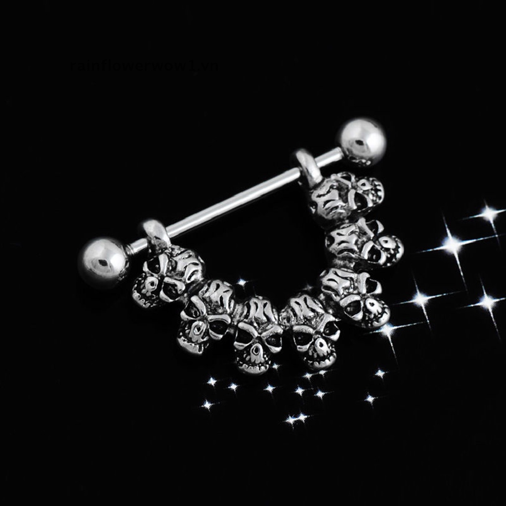 Set 7 Khuôn Cắt Ngực Hình Đầu Lâu Bằng Thép Không Gỉ