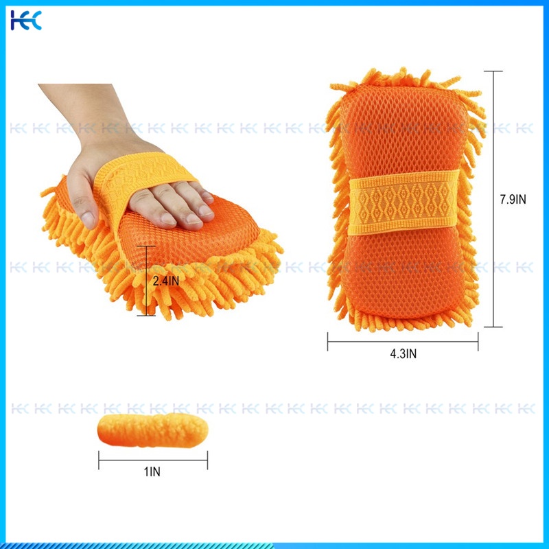 Găng tay tích hợp cọ chải vệ sinh xe hơi tiện dụng cao cấp