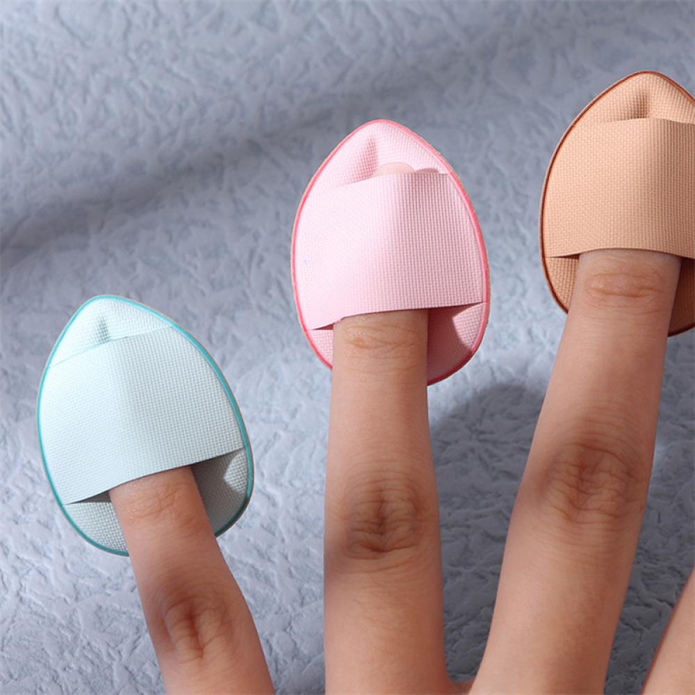 Mút Tán Kem Nền Che Khuyết Điểm Bắt Sáng Hình Ngón Tay Kích Thước Mini V9Z4