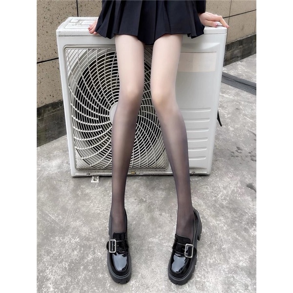 Quần tất giấy nữ chuyển đổi màu sắc hiệu ứng Gradient hottrend QT21