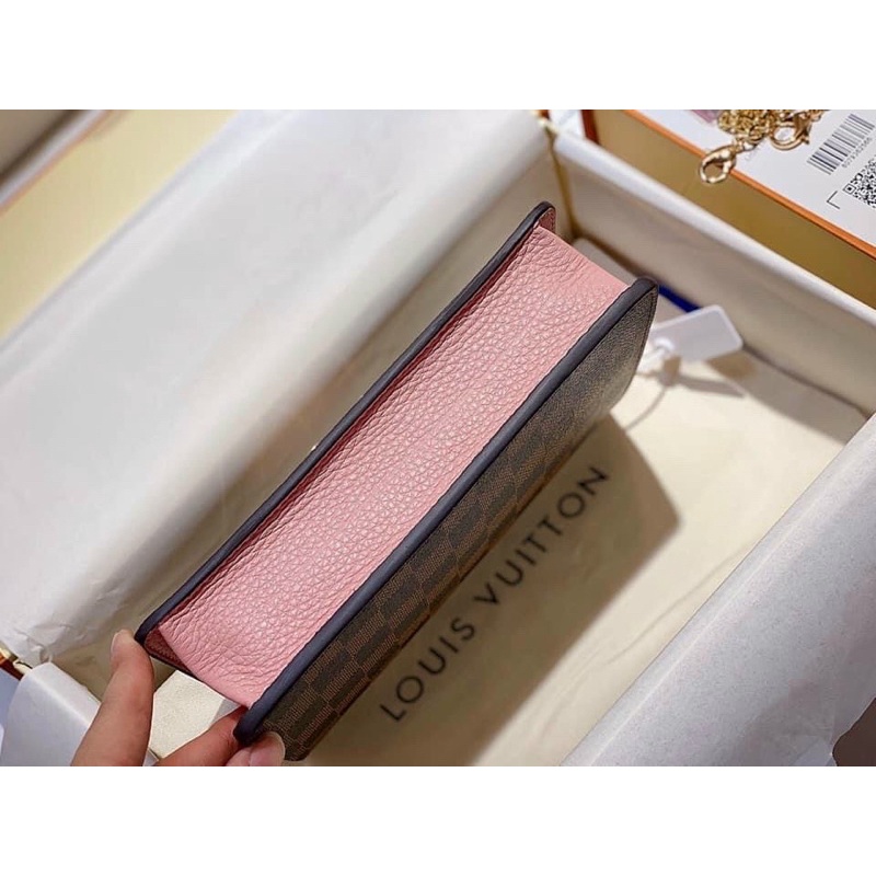 Túi mini khoá bấm ô nâu