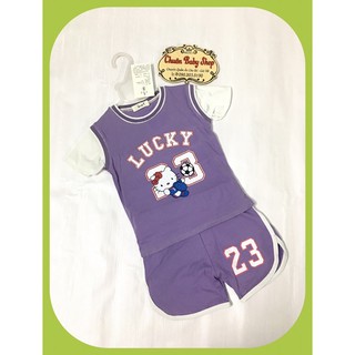 Set/Bộ cotton thể thao cho bé trai bé gái