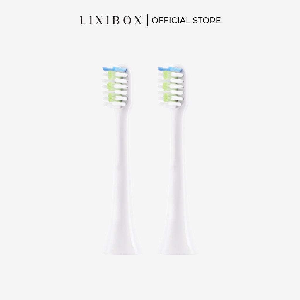 [Mã COSLXT5 giảm 10% đơn 600K] Bộ 2 đầu bàn chải điện Halio Sonic SmartClean Electric Toothbrush