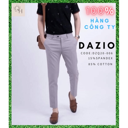 Quần Âu Nam DAZIO DZQ20-06  Chất Lượng Cao From Slimfit Kiểu Dáng Công Sở