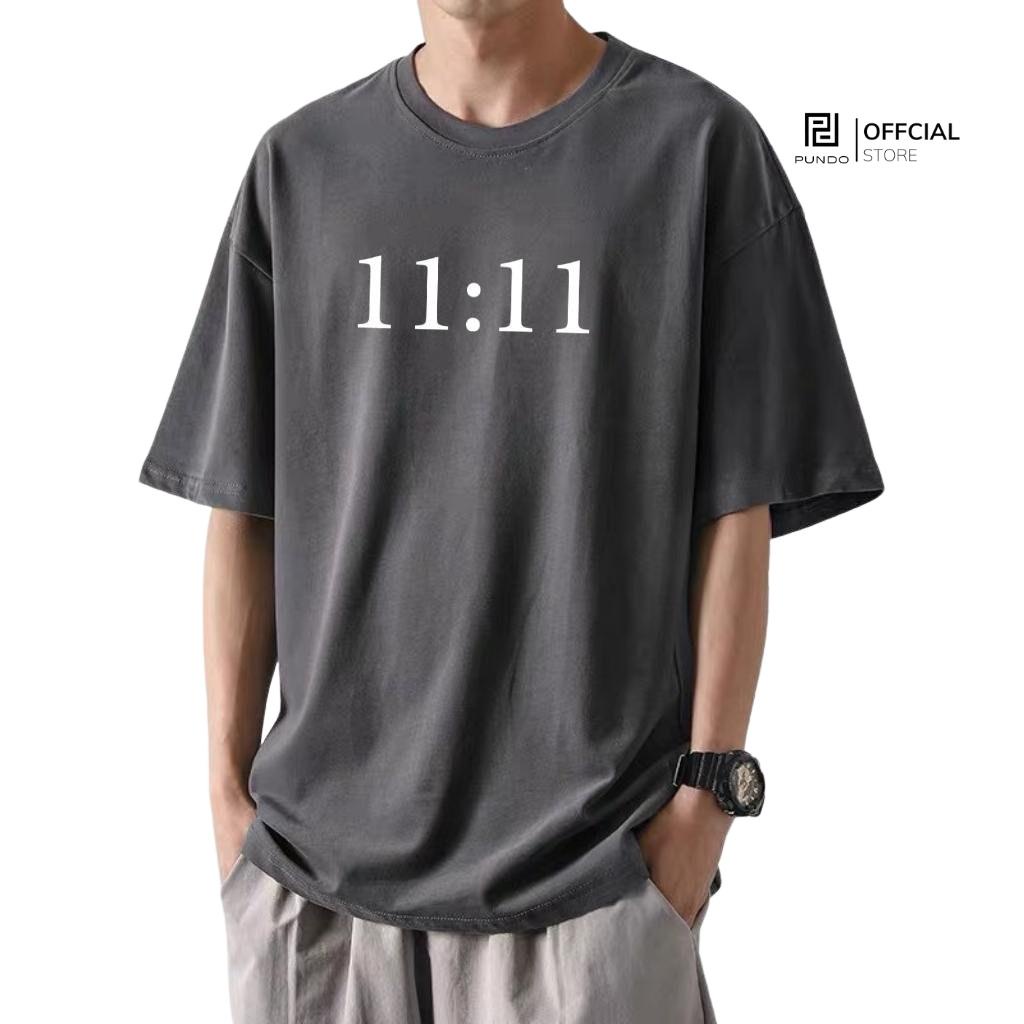 Áo thun PUNDO unisex tay lỡ áo phông ullzang size đến 95kg ATPD81