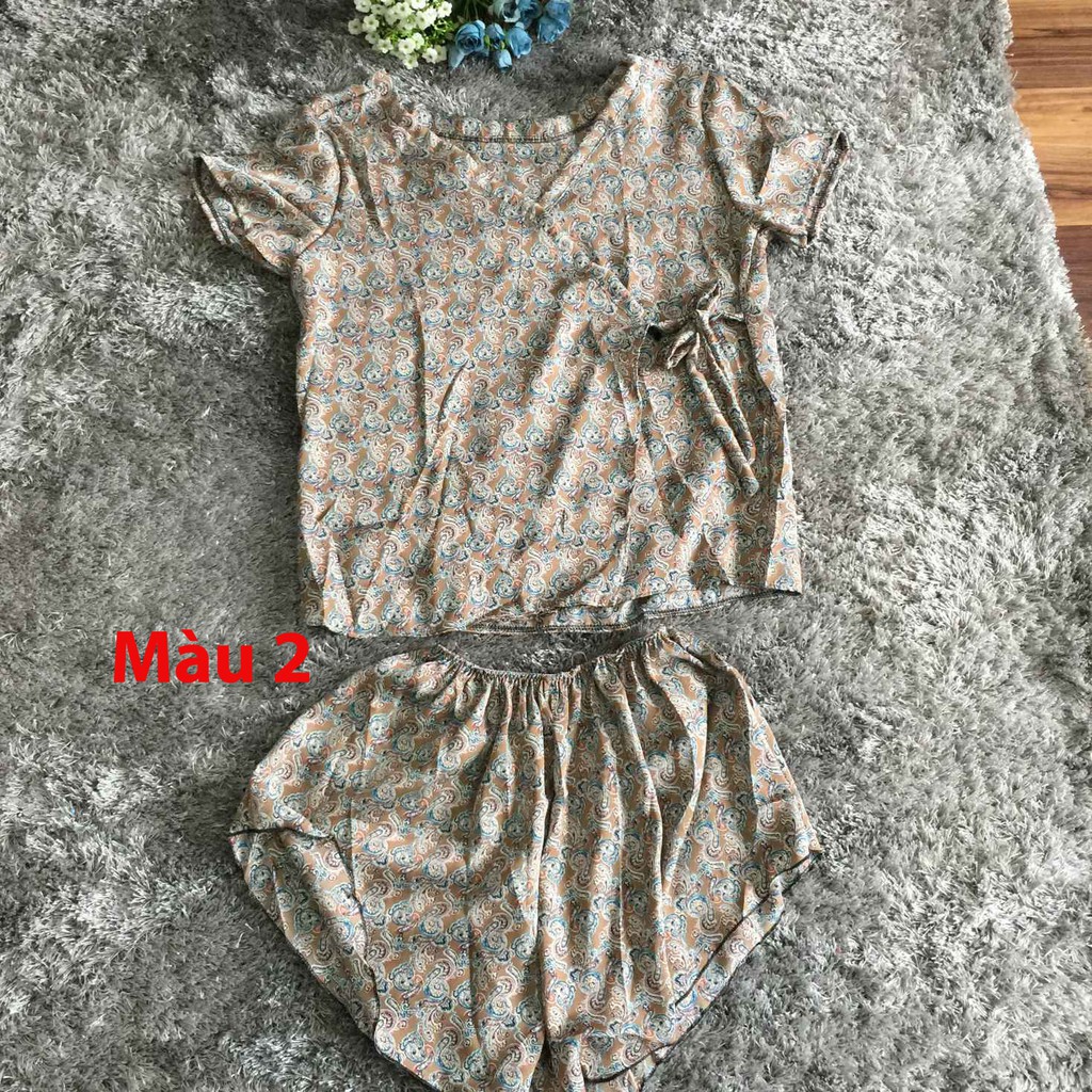 Đồ ngủ kimono vải bông lụa mát lạnh free size | BigBuy360 - bigbuy360.vn