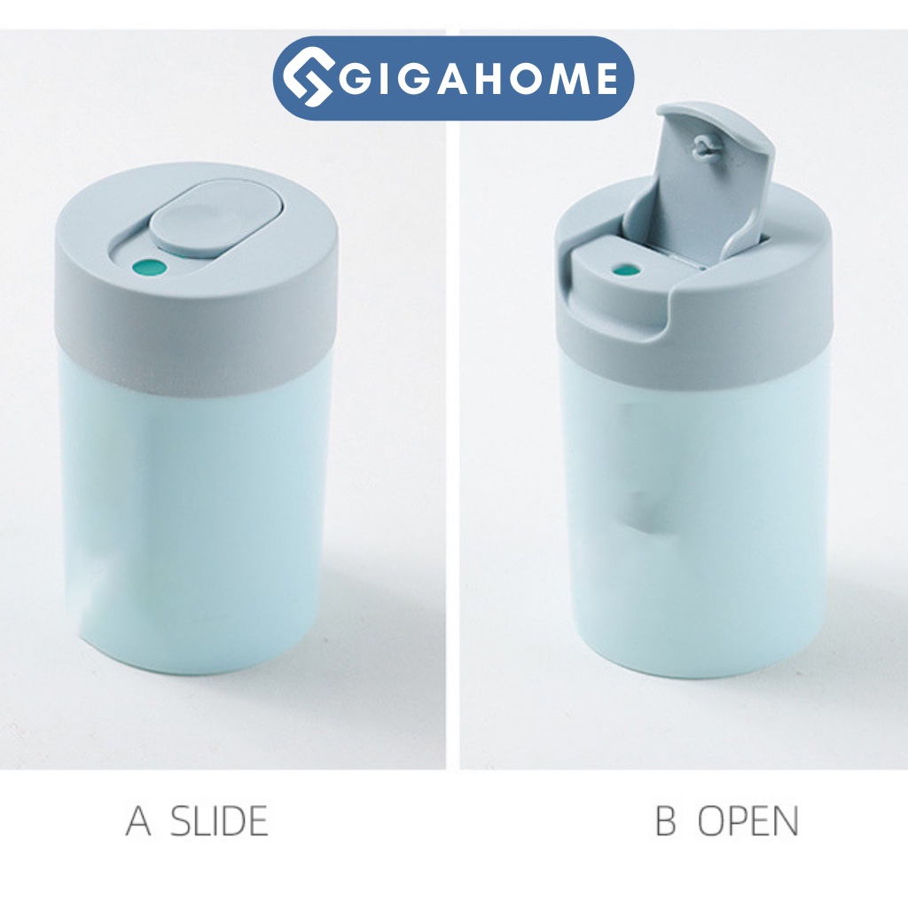 Lọ Đựng Tăm, Hạt Tiêu GIGAHOME Bằng Nhựa Cao Cấp, Thiết Kế Nắp Đóng Mở Sang Trọng 9644