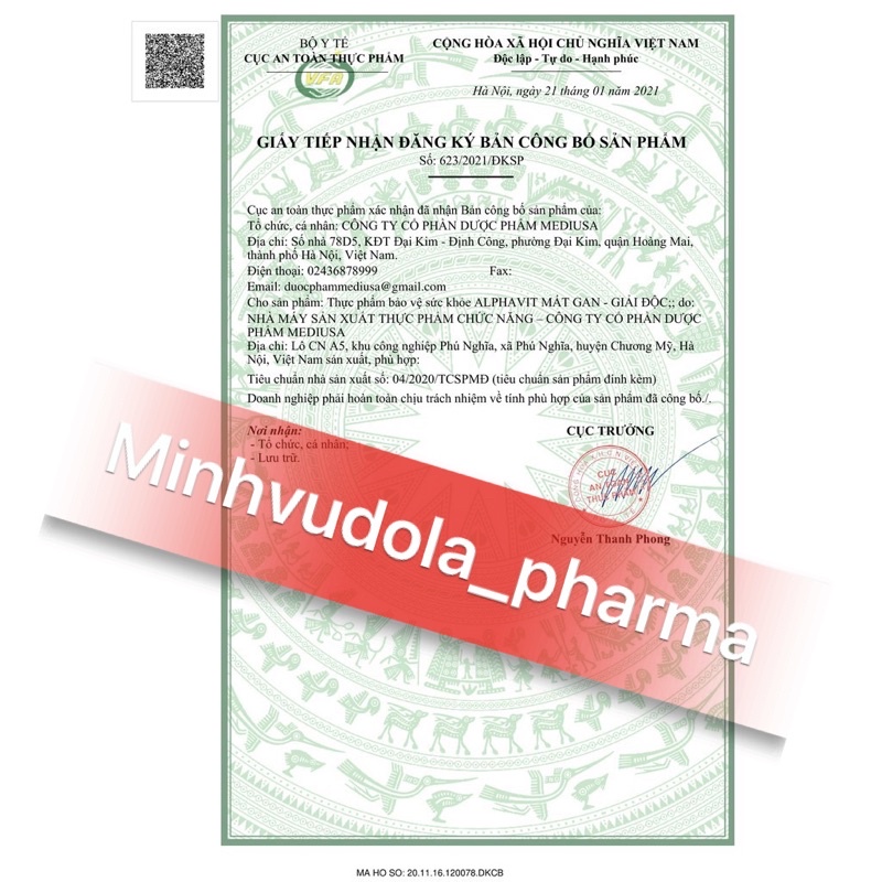 Alphavit Mát gan giải độc