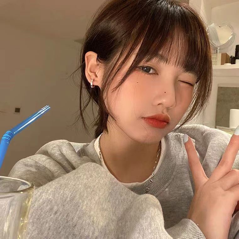 Khuyên Tai Đính Đá Zircon Phong Cách Hợp Thời Trang Cho Nữ
