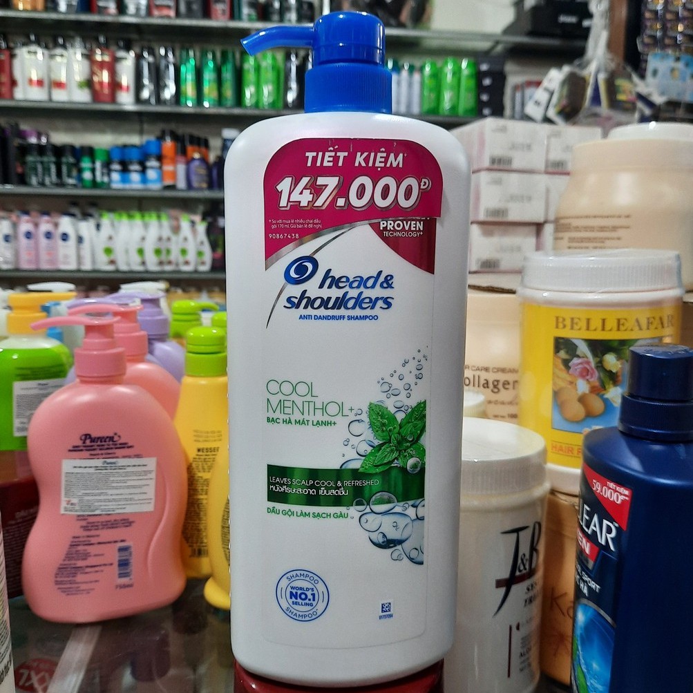 Dầu Gội Head & Shoulders Bạc Hà Mát Lạnh 1200ml
