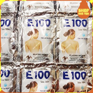 12 bịch Sữa tắm bịch E100 sữa dê