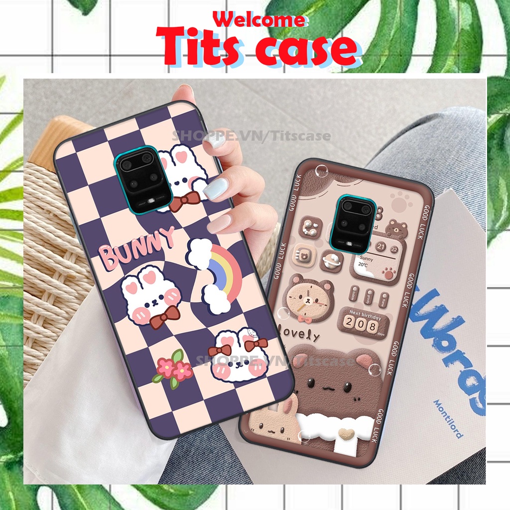 Ốp lưng Xiaomi REDMI NOTE 9 / NOTE 9S in hình GẤU K@WS- BE@R COOL-CỰC XINH-RẺ-BỂN -ĐẸP