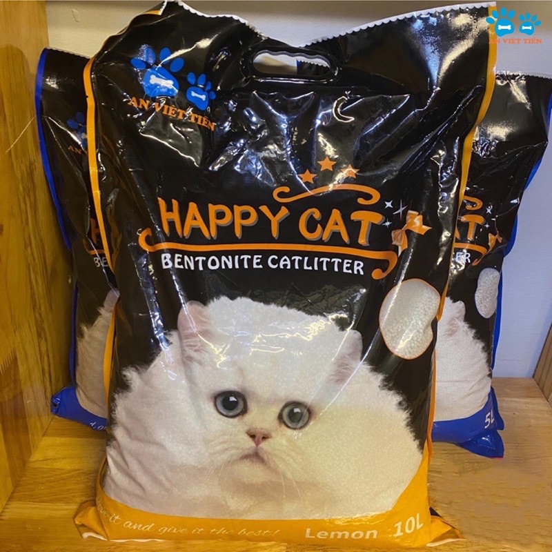 Cát Mèo Happy Cat túi 10Lít đủ các loại mùi