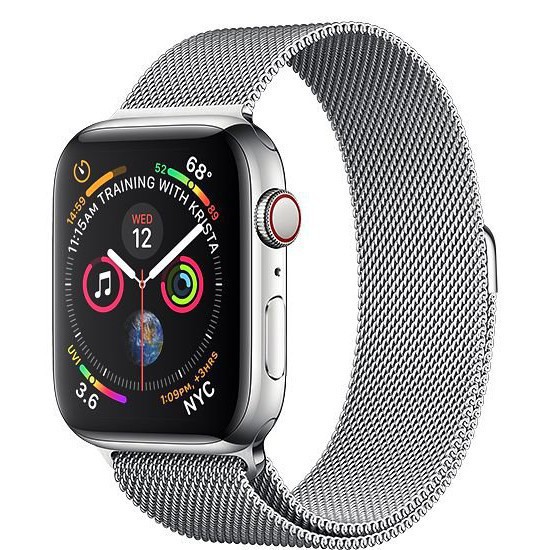 Dây Đeo Thép Không Gỉ Milanese Loop 38mm/40mm/42mm/44mm Dùng cho Apple Watch Series 1/2/3/4/5/6 và T500/W26/W46/T55