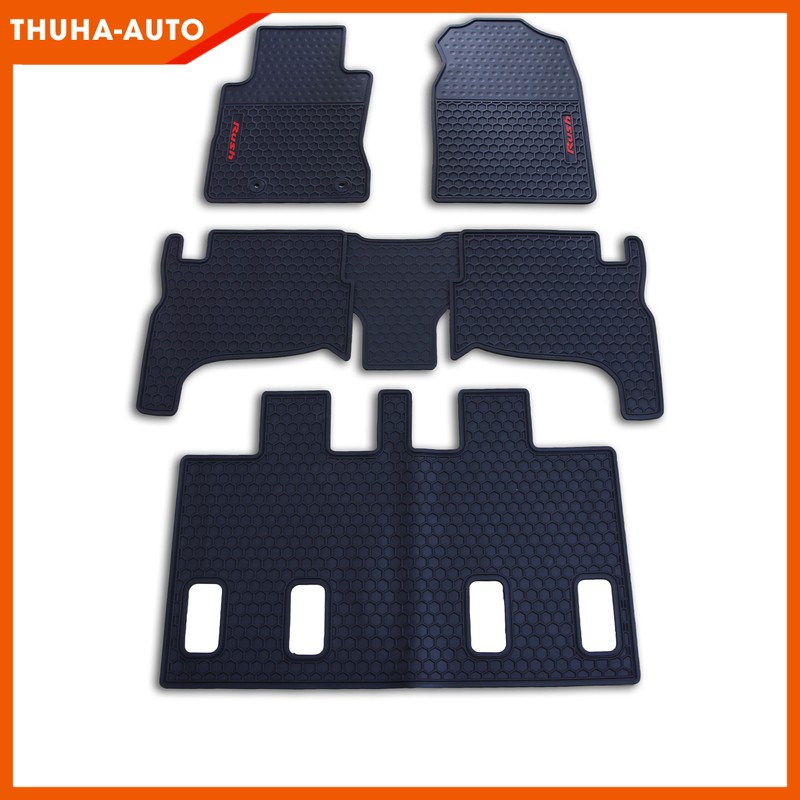 Thảm lót sàn cao su theo xe 7 chỗ RUSH-TOYOTA    (00)