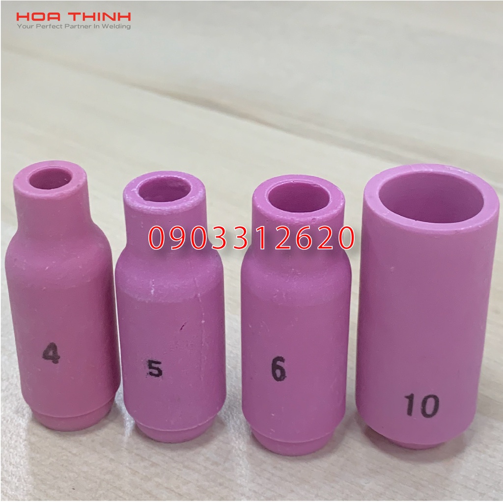 Phụ tùng hàn Tig TQ Hộp 10 cái Chụp sứ số 10 - 10N45