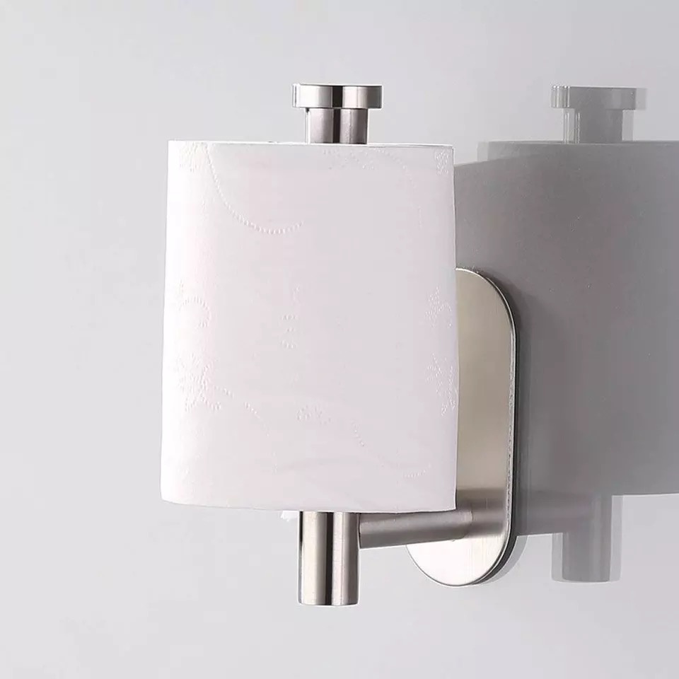 Giá Inox - Taky, Dán Tường Treo Cuộn Giấy Vệ Sinh Trong Toilet Cao Cấp, Tiện Dụng Và Không Khoan Tường - 4075