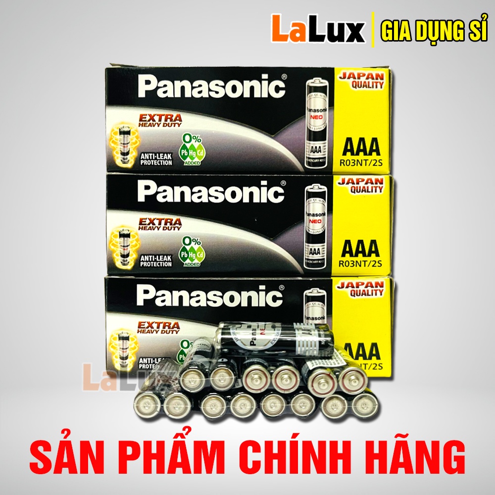 Pin AAA Panasonic CHÍNH HÃNG HỘP 1.5V- Pin 3A Cho Chuột Không Dây Điều Khiển Từ Xa,máy đo huyết áp đường huyết oxy LALUX