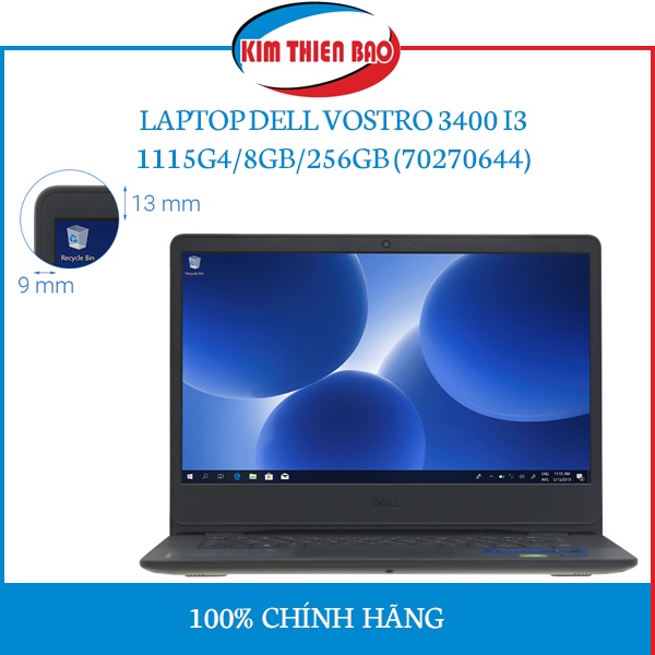 [TẶNG TÚI] Laptop Dell Vostro 3400 i3-1115G4 (70270644) (Chính hãng)