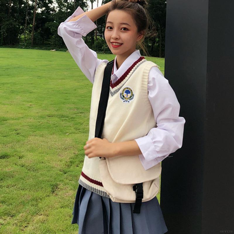 Áo Len Không Tay Cổ Chữ V Form Rộng Thời Trang Trẻ Trung | BigBuy360 - bigbuy360.vn