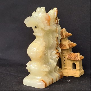 Tượng phong thuỷ tuổi thìn, rồng. màu xanh 12 con giáp