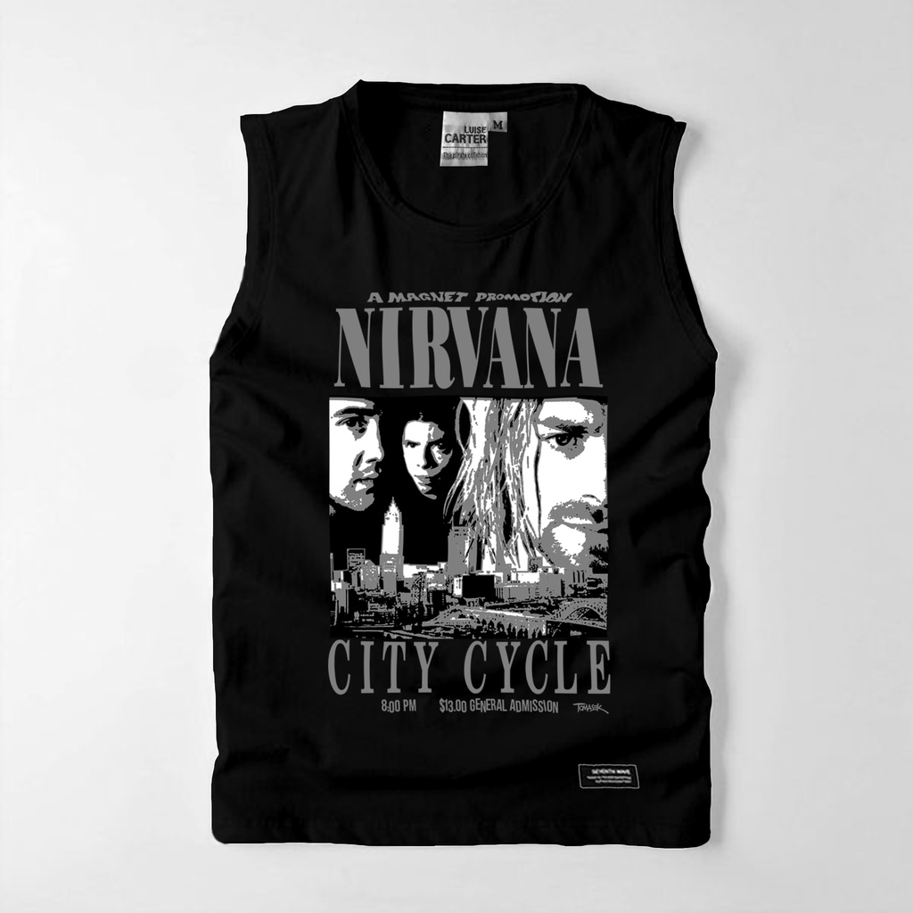 Áo tanktop nam nữ Nirvana City Cycle