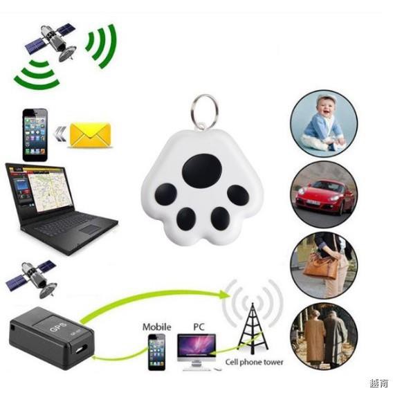 ✟┇☏(Hàng Mới Về) Máy Định Vị Gps Kết Nối Bluetooth Mini Hình Chó Mèo Không Mất