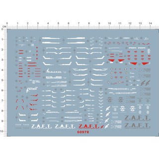 Decal nước rg 1/144 destiny