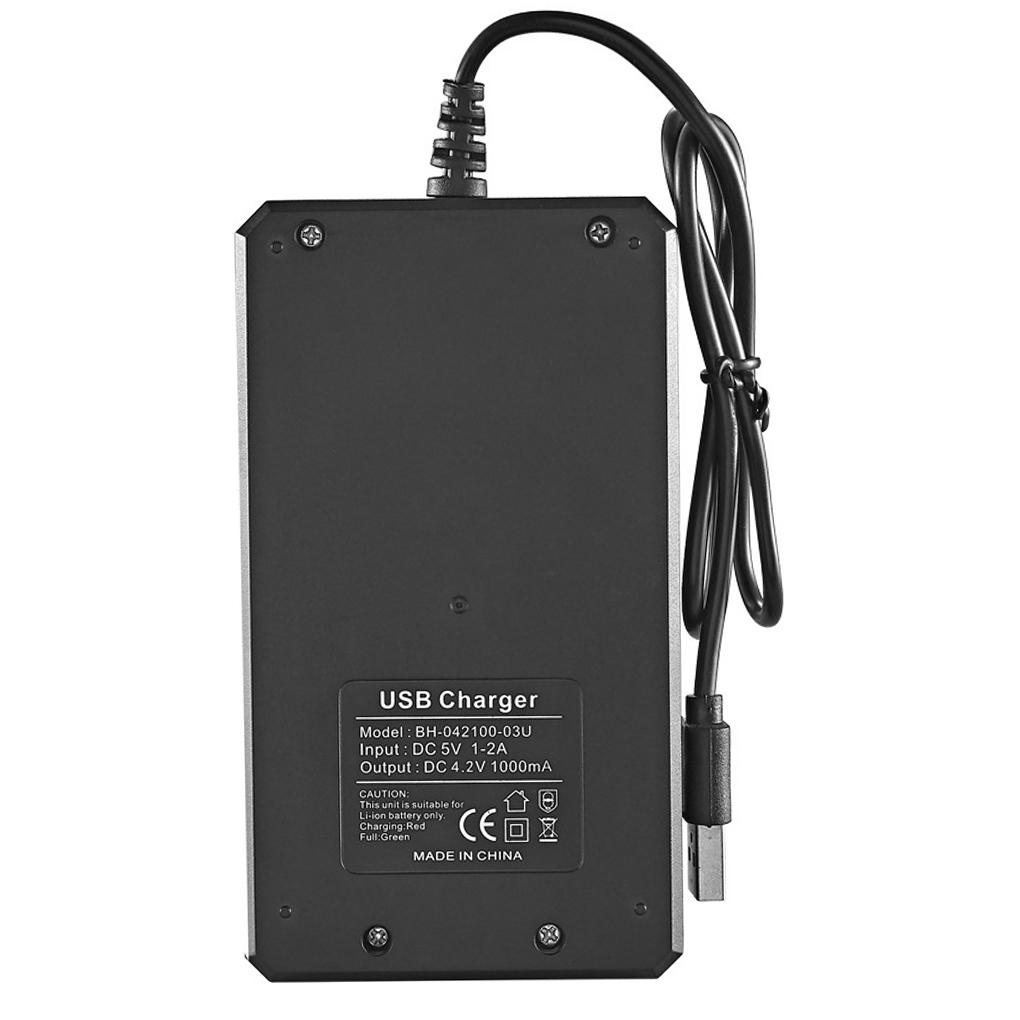 Cục Sạc Pin Li-ion 3 Ngăn Thông Minh Có Đèn Chỉ Báo Sạc Pin Li Dành Cho Gia Đình / Văn Phòng