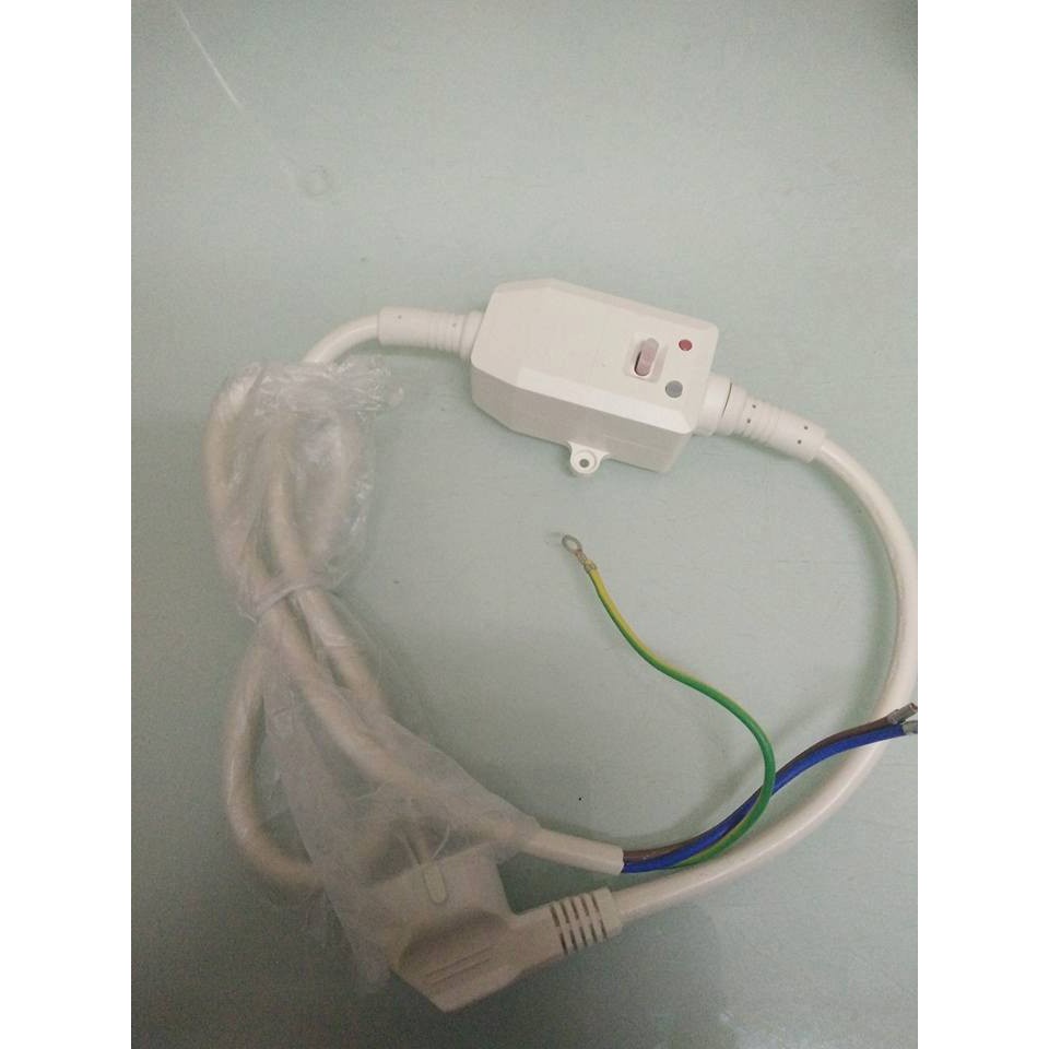 Dây nguồn chống giật điện bình nóng lạnh, chống rò điện máy nước nóng ELCB