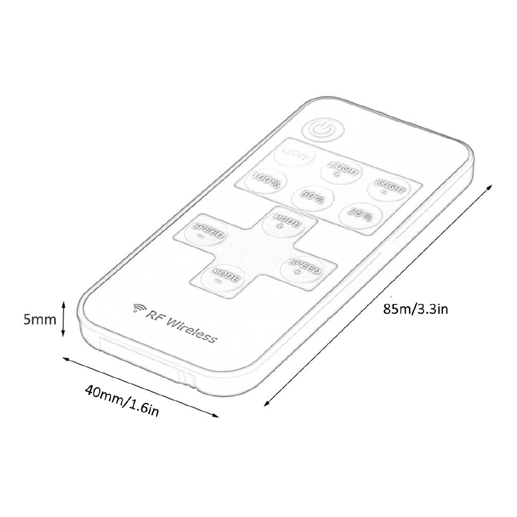 COD⭐12V RF Wireless Remote Switch Controller Dimmer for Mini LED Strip Light | BigBuy360 - bigbuy360.vn
