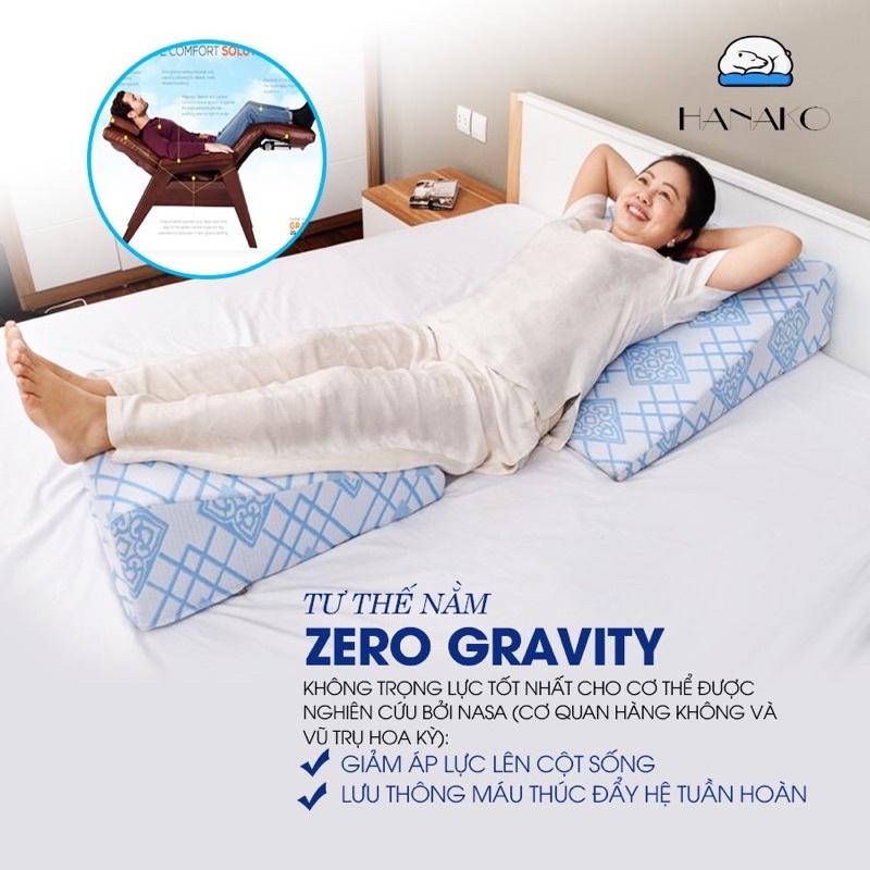 HANAKO-GỐI KÊ CHÂN CHUYÊN DỤNG CAO 22CM