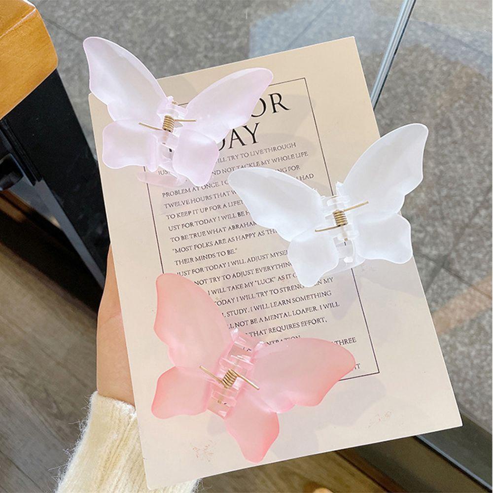 Kẹp Tóc Bướm Acrylic Bán Trong Suốt Thời Trang MIHAN1