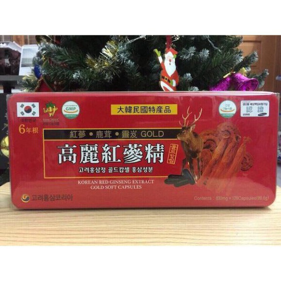 [Flash Sale]  Viên Đạm Tổng Hợp Hồng Sâm Nhung Linh Chi Jeong Won hộp 120 viên | BigBuy360 - bigbuy360.vn