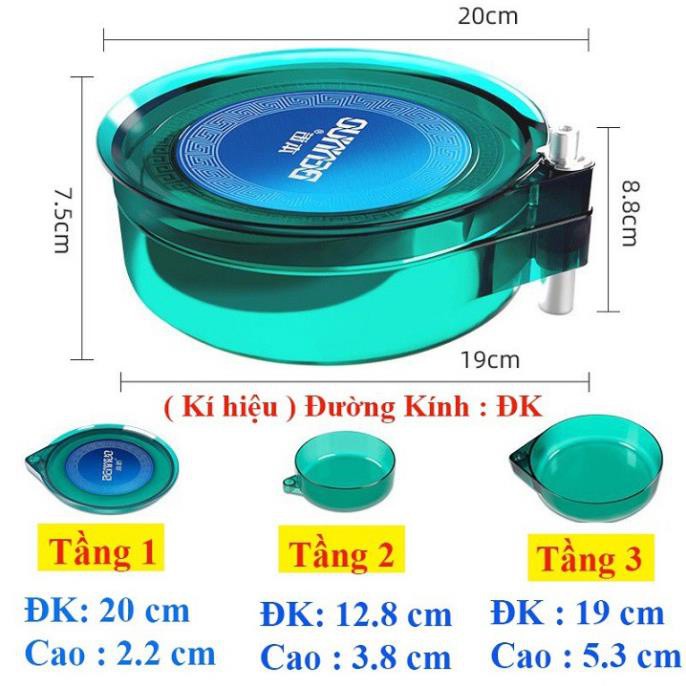 Khay Đựng Mồi Câu Đài Câu Đơn Phụ Kiện Câu Cá HPK4 đồ câu FISHING_HD