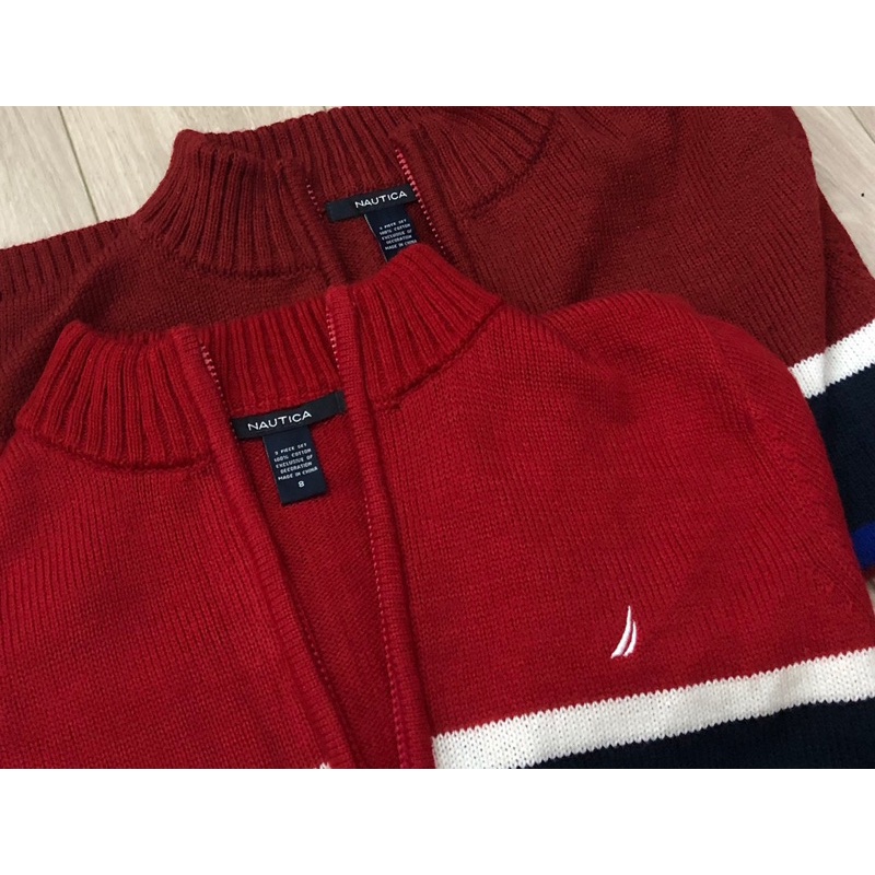 Áo len đỏ Nautica-HÀNG SALE KO ĐỔI TRẢ