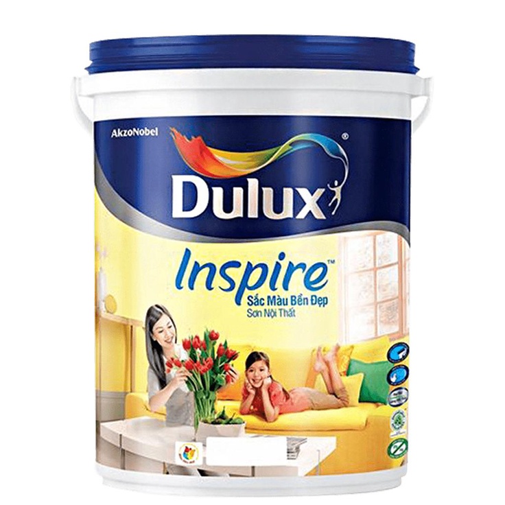 (VZ)Sơn phủ trong nhà Dulux Inspire, mầu trắng-ib trọn mầu. hũ 1 Lít(bán lẻ).